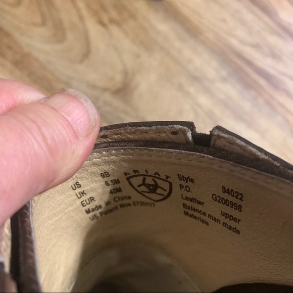 Ariat sling back mules croc 🐊 croc skin look - Picture 8 of 10